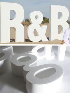 Letras para bodas y todo tipo de eventos